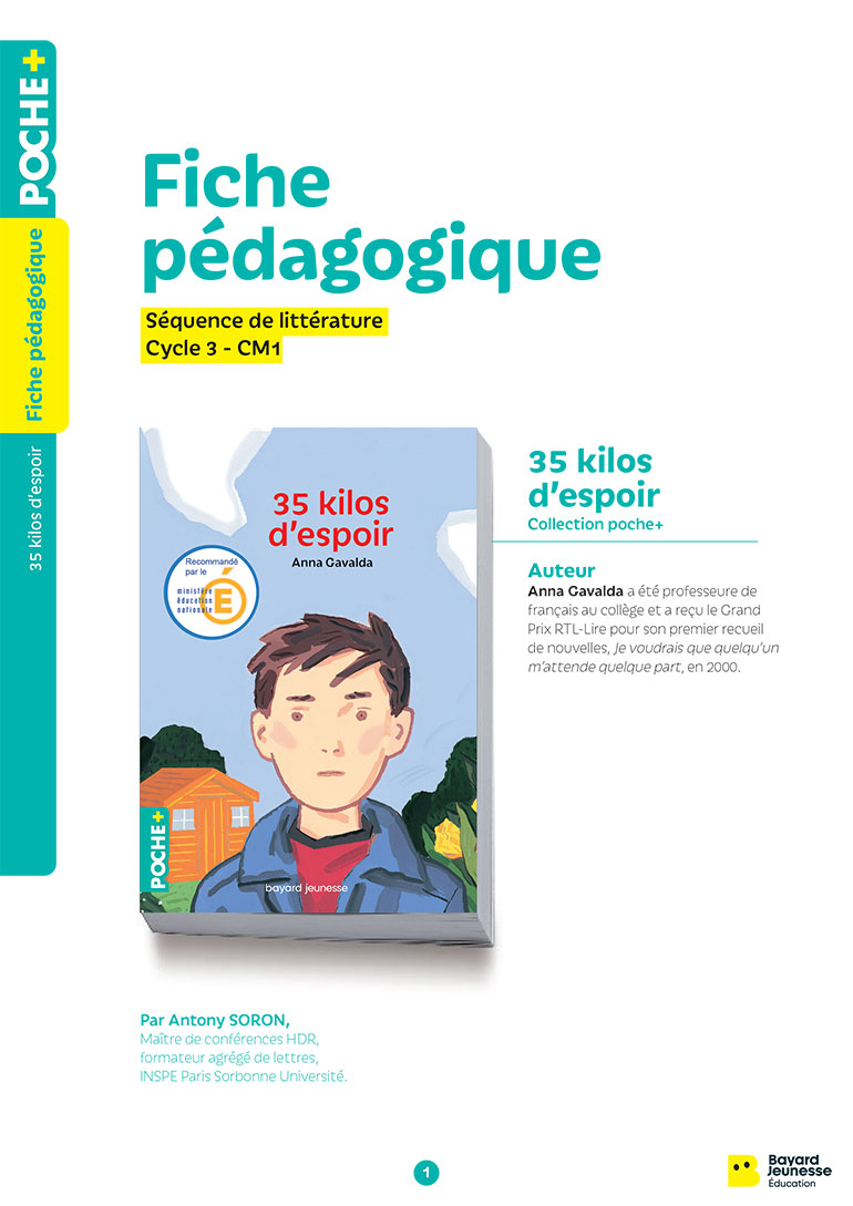 Fiche pédagogique - 35 kilos d'espoir