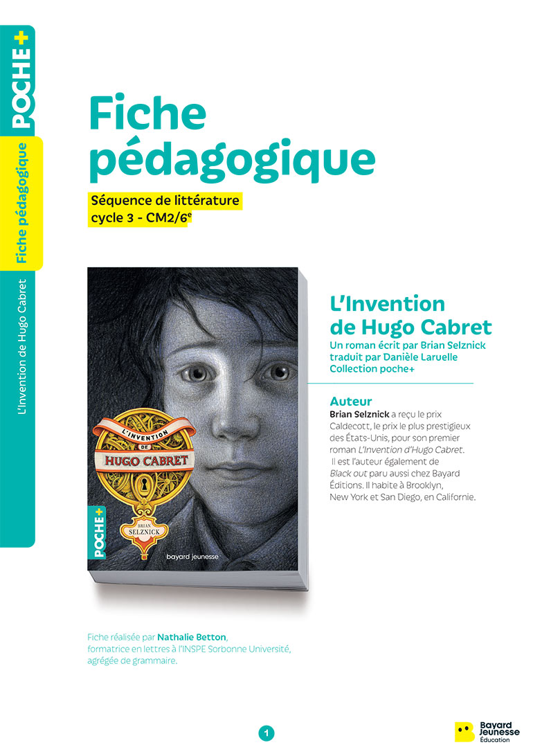 Fiche pédagogique - L'invention de Hugo Cabret